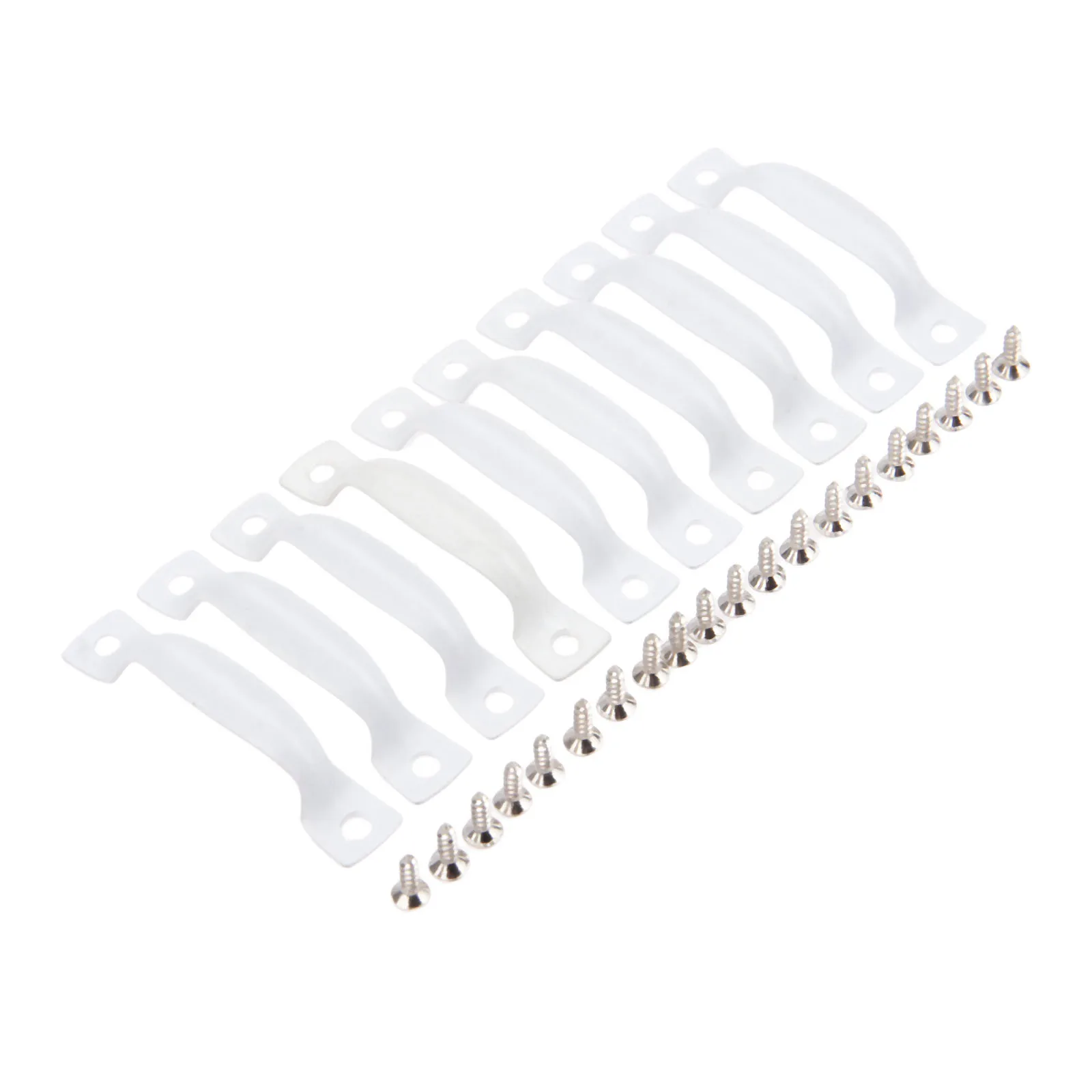 10PCS Antique Bronze Zinc Alloy Pull Handles For Drawer Cabinet Bookcase Home Hardware Accessories Durable With Screws 52*11mm