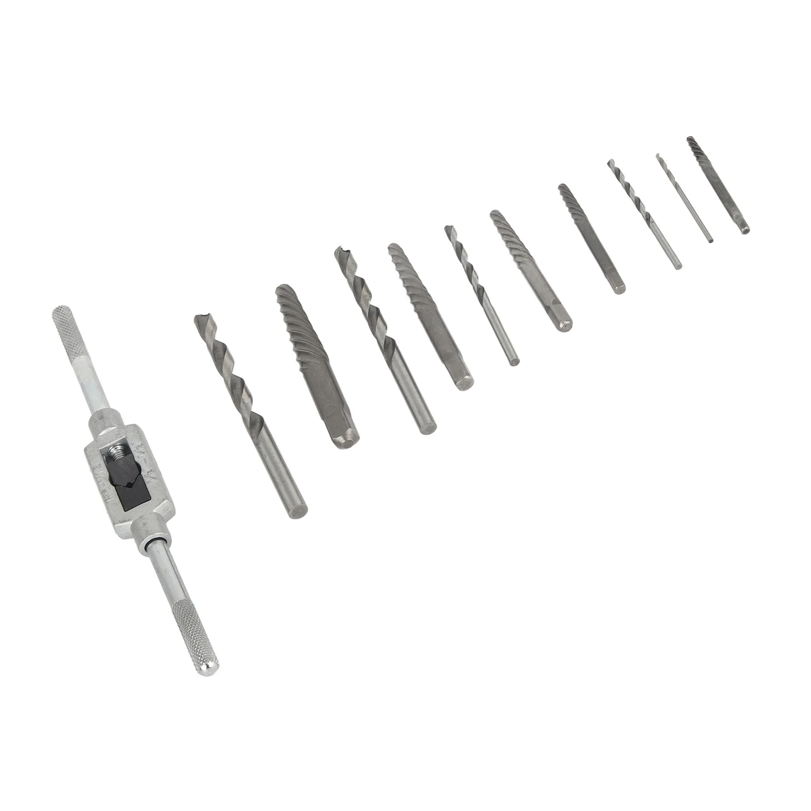 Damaged Screw Extractor Broken Screw Drill Bits and Extractor Set  Fastners Taken Out Removal Tool