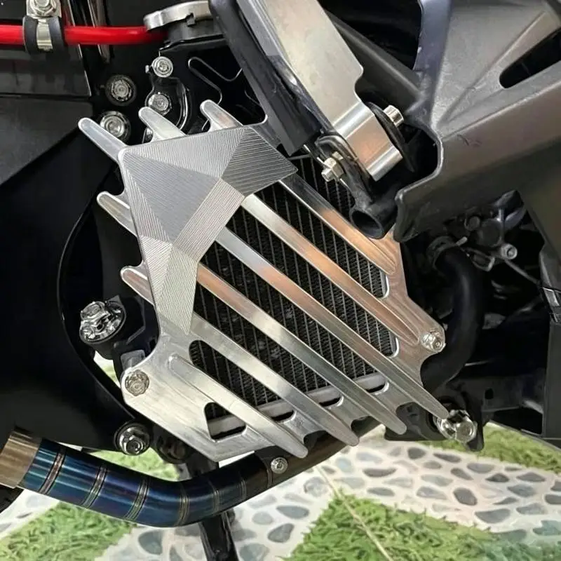 CNC Aluminum Water Tank Cover TQ6 Wear Resistant Waterproof Protective Cap for Vario 125 150 Scooter Adventure Riding - view 6