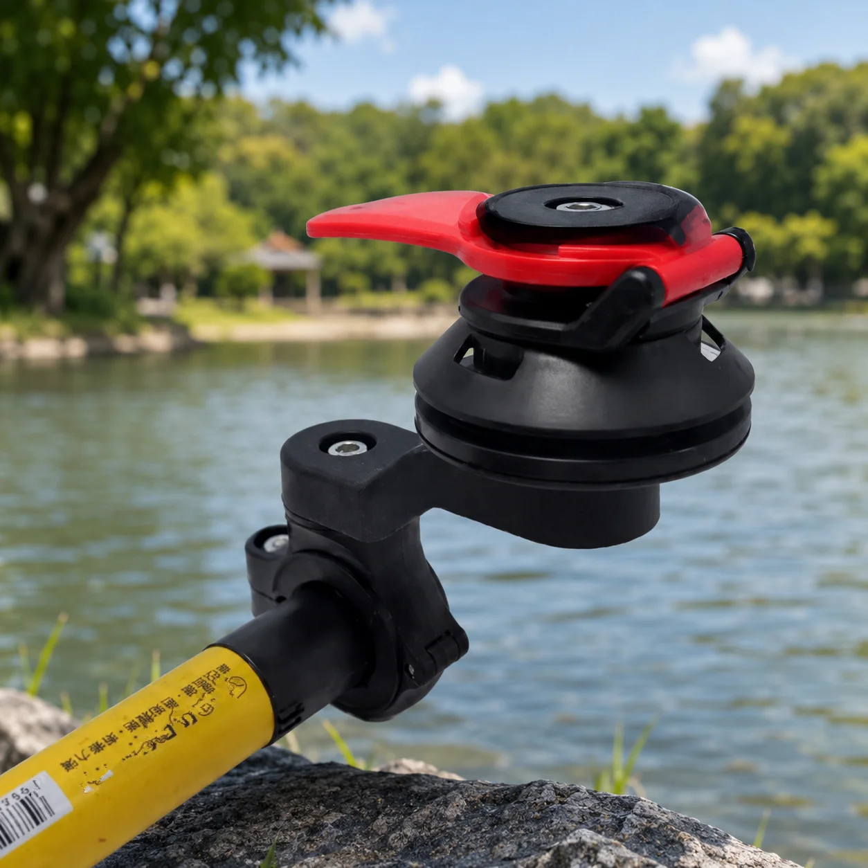 Motorcycle Phone Stand Shock Absorber Absorption Modul Bracket Anti-shake Mount Bike Holder Adapter Accessories Clip Self Lock