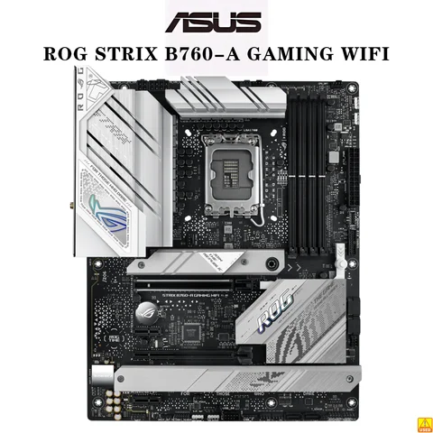 ASUS ROG STRIX B760-A GAMING WIFI ATX 마더보드 – LGA1700 소켓, DDR5 7800+(OC) 지원, B760 칩셋