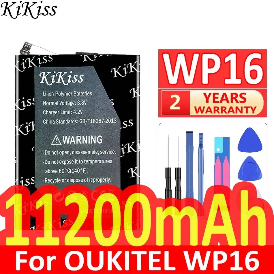 Mobile Phone Battery 11200mAh Premium Replacement For Oukitel WP16 S95 High-Efficiency