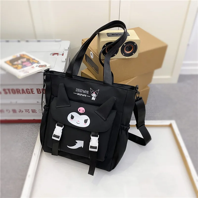 Kawaii Sanrio Crossbody Bag Kuromi Messenger Storage Makeup Pouch Student Shoulder Schoolbag Backpack Women Bagpack Girl Gift