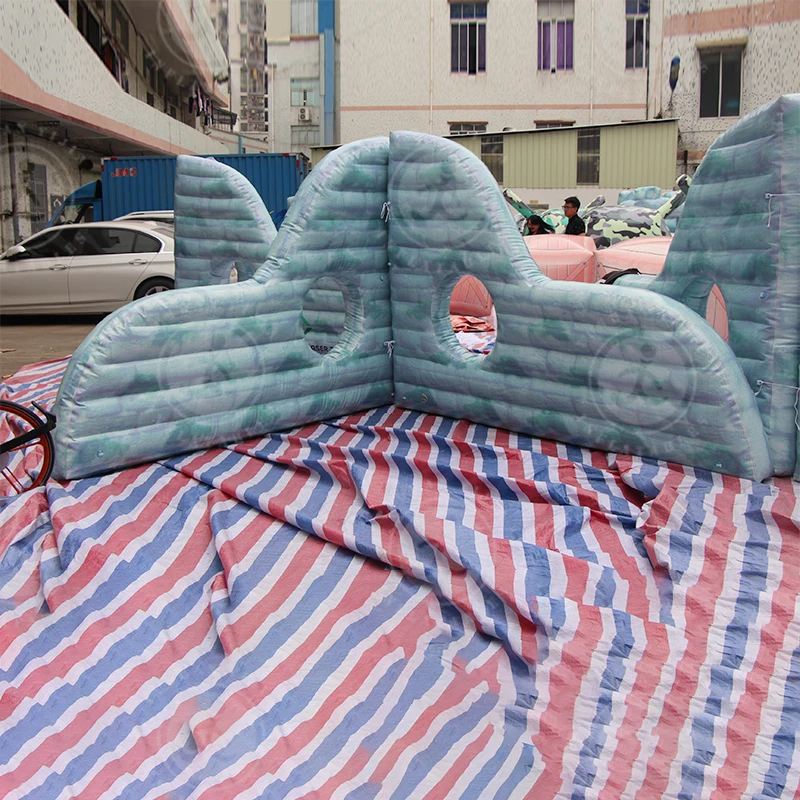 Hot Sale CS Paintball Equipment Inflatable Paintball Bunkers for Speedball Games