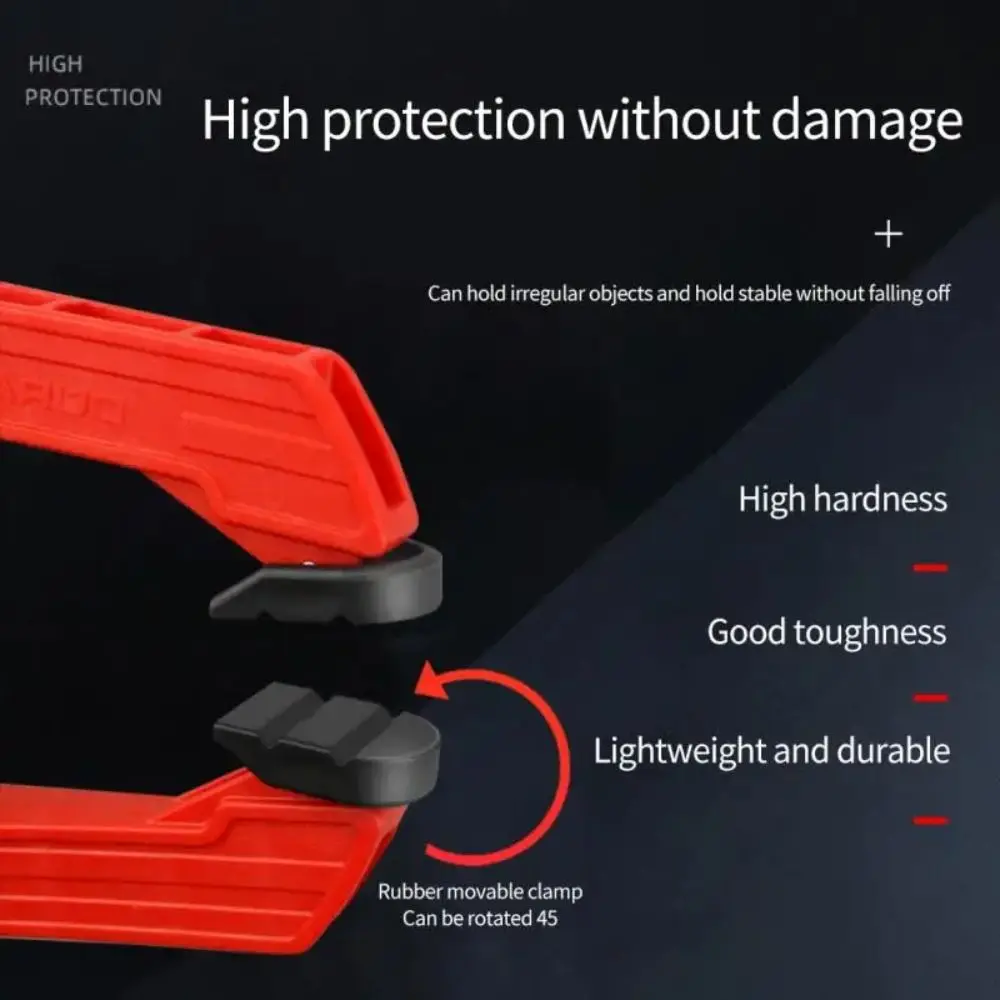 

Ratchet Release Woodworking Spring Clamp Strong A/G/F Type Woodworking Clip Extra Plastic Quick Grip Clamp Hand Tool