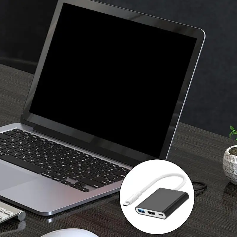 

652F 3 в 1 USB C Dock Station Adapter Adapter с HDTV USB3.0 USB C C