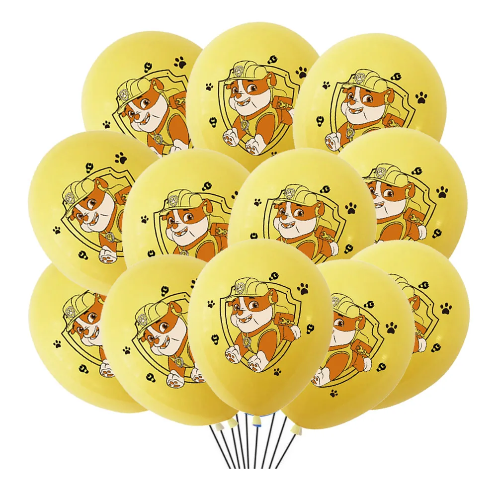 PAW Patroled Cartoon Party Supplies Latex Ballon Set Anime Figures Children\'s Birthday Decoration Party Family Festivel DIY Gift