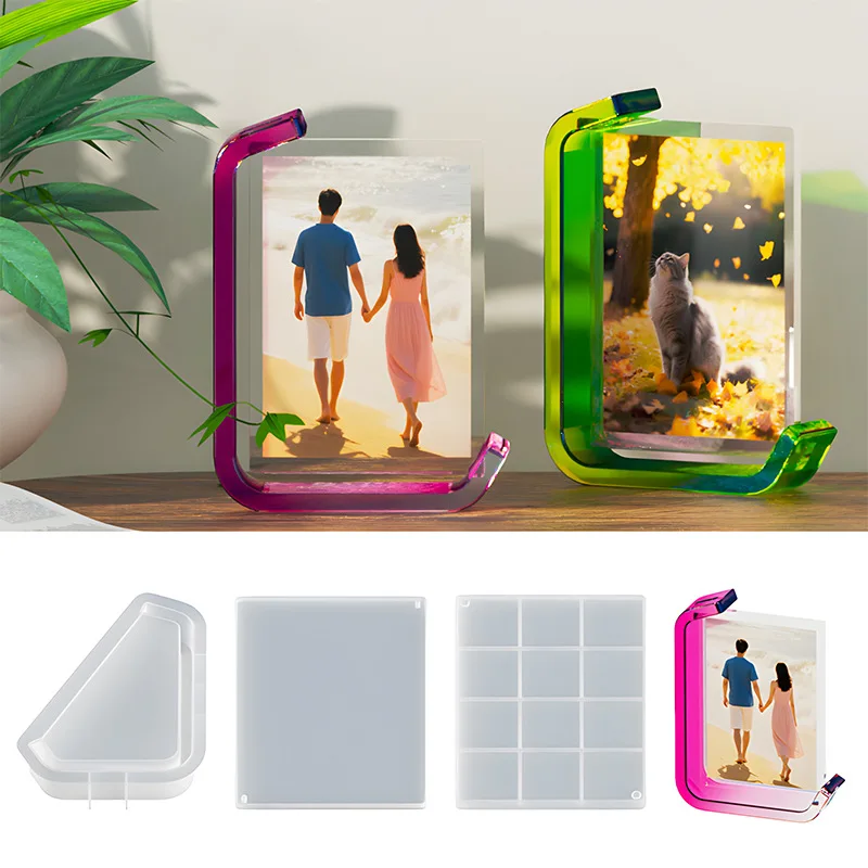 

Прямоугольная фоторамка, силиконовая форма, смоляная форма, капельный клей, производство ручной работы, эпоксидная смола, клей, фоторамка, форма, орнамент