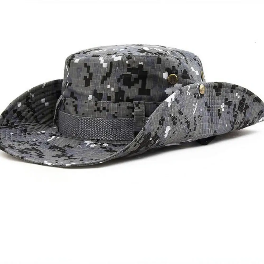 Reversible Wide Brim Fishing Hat Bucket Cap Breathable Sunshade Outdoor Sport Hiking Camping Travel Foldable Hat For Yingbang