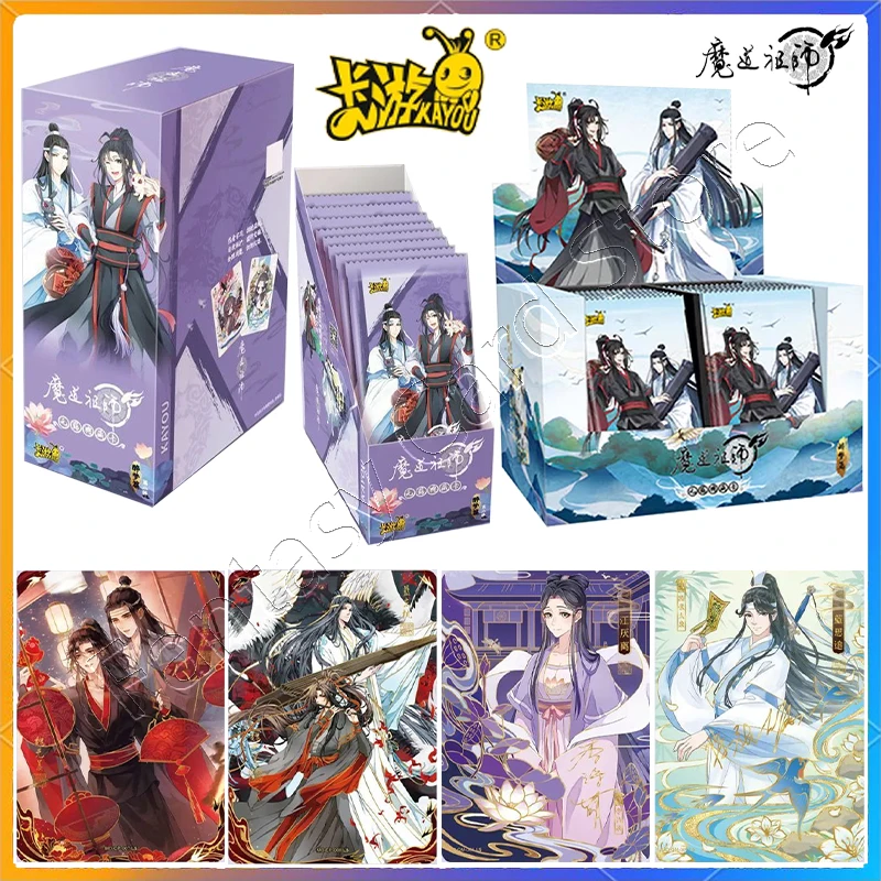 

Original KAYOU Animation MoDaoZuShi Cards Drunk Dreams Wei Wuxian Lan Wangji Signature Card Collection Card Master Devil