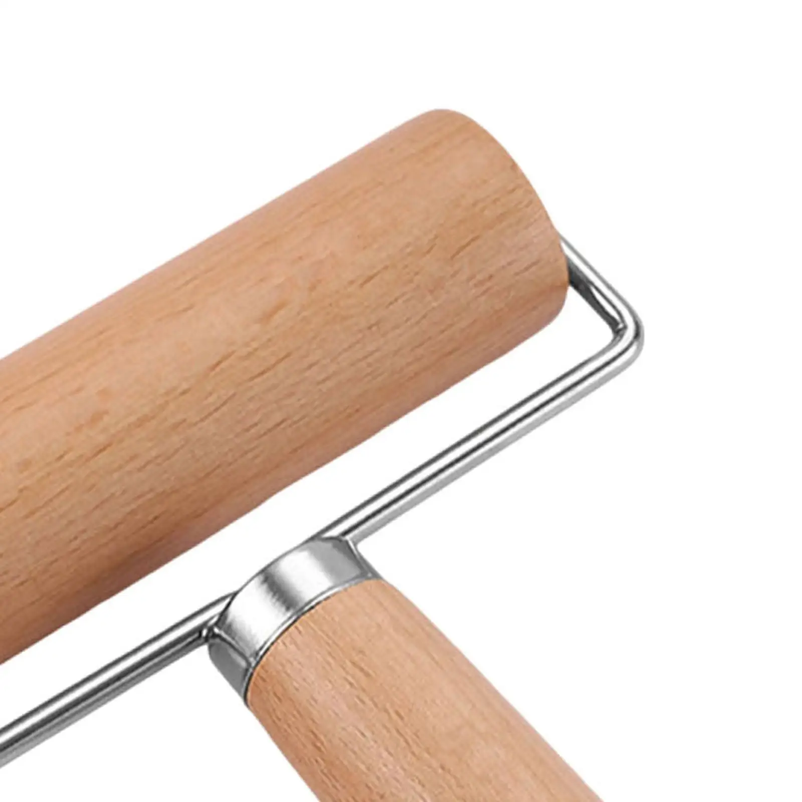 Dough Roller Roller Stick Supplies with Handle Rolling Pin Nonstick Wooden Stick for French Fondant Flour Pie Crust Cookie