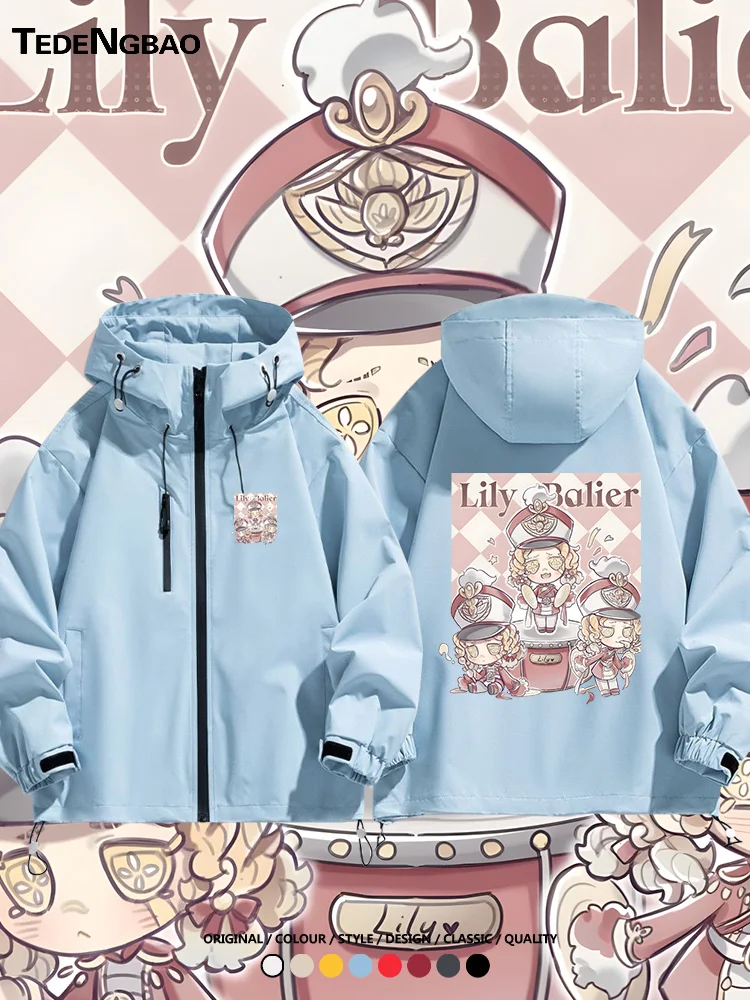 

Милая куртка Q-версии Fifth Personali Lili Baille с мультяшным принтом, мужская осенне-зимняя верхняя одежда, ветрозащитная, на молнии, из полиэстера