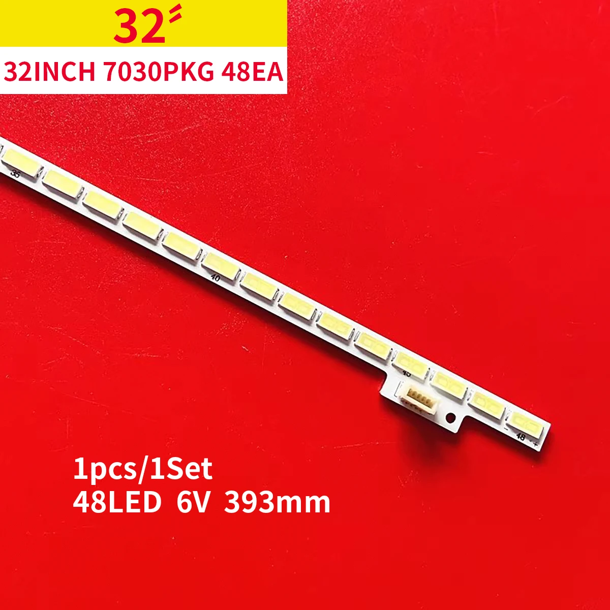 

LED Backlight strip 48 lamp for LIG Innotek 32INCH 7030PKG 48EA T320HVN01.2 TX-LR32EM5A T320HVN01.5 320TA01 T320HVN01.0 320TA0I