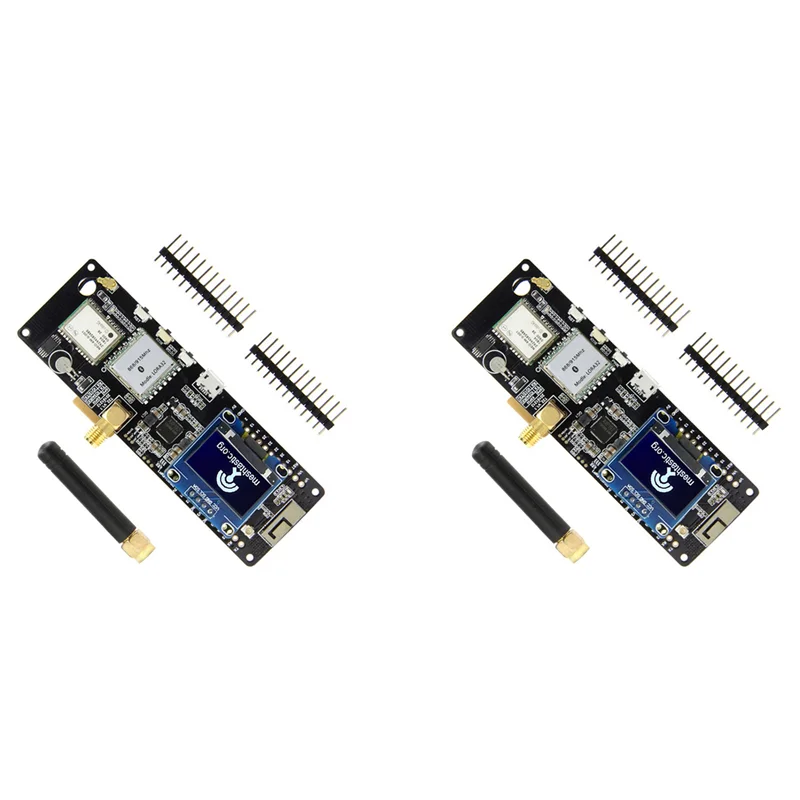 

ABZW 2X For TTGO Meshtastic T- V1.2 ESP32 Lora Development Board With OLED Display 868Mhz For LILYGO