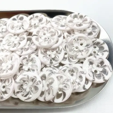 14- 21mm Buttons Children's Clothing Candy Color Buttons Cartoon Color Two Eye Buttons for Wedding Decor Sewing Accessories # 01