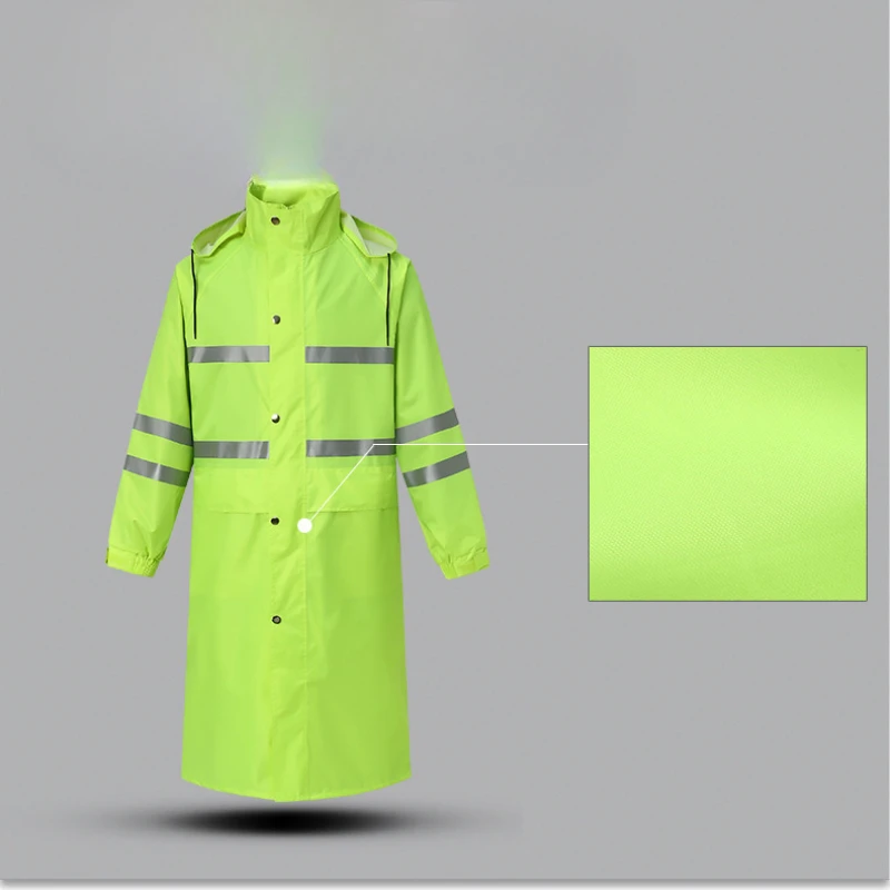 Raincoat Lengthened and Thickened Outdoor Sanitation Commuter Traffic Duty Fishing Clothing Labor Protection Raincoat