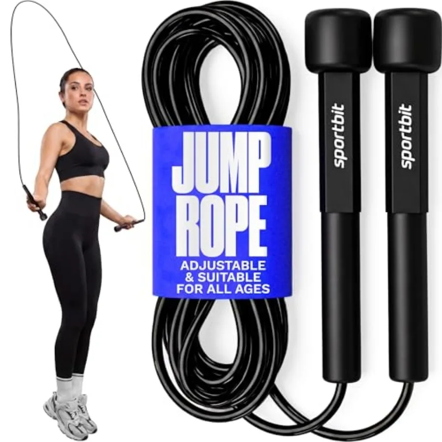 Adjustable Jump Rope for Fitness and Exercise Skipping Rope for Cardio, Boxing, and Weight Loss Speed Rope perfect for Men and