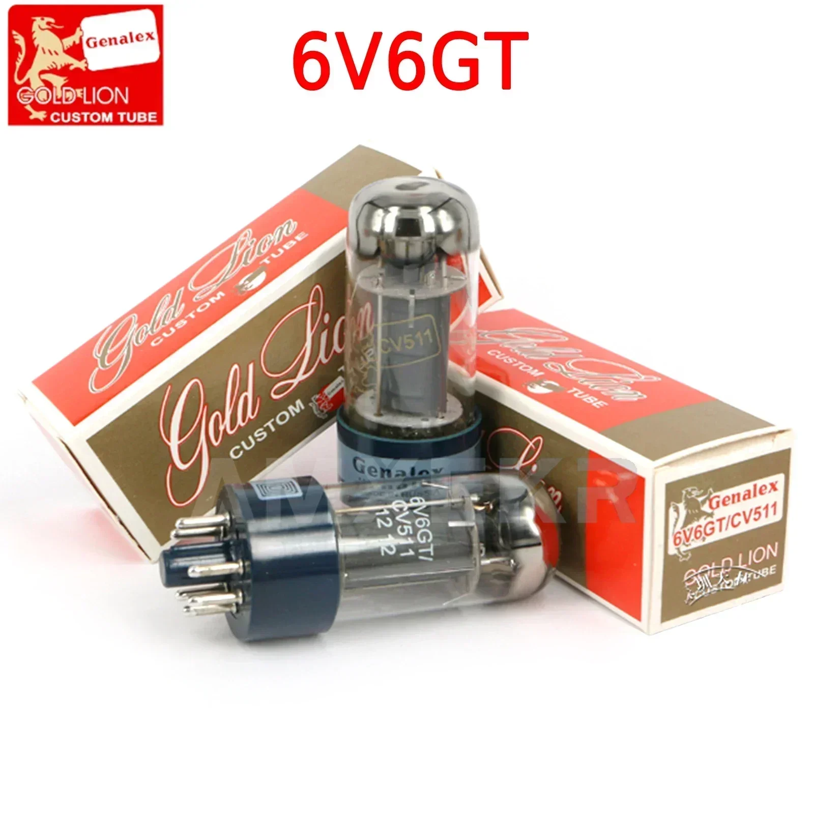 Golden Lion 6V6GT 6V6 tube audio tube replaces CV511 6N6C 6F6 6K6 6P6P 6V6 tube amplifier kit DIY amplifier brand new authentic