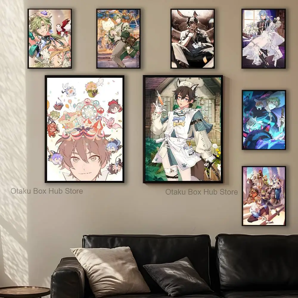 

Game N-NU C-CarnivalS Poster Multi-Purpose Wall Art for Living Room Bedroom Office Hallway Bar Home Decor Gift