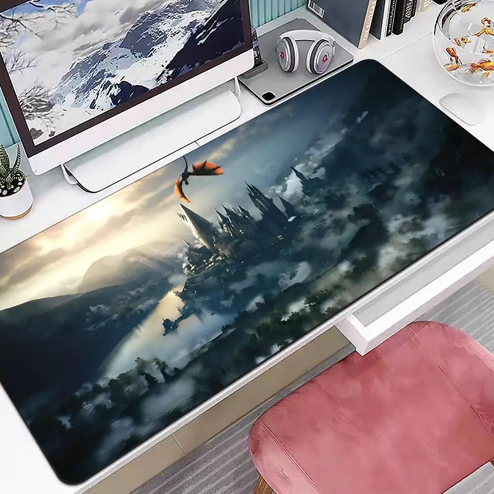 

Fantasy Movies Harry Potte Mouse Pad Multiple Sizes Large Square Computer Office Game Table Mats Rubber Anti-slip Mousepads