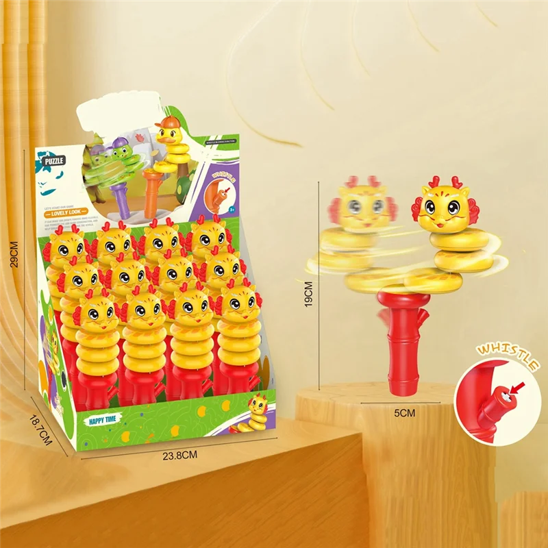 AINY-12PCS Caixa Crianças Apito Apito Crianças Apito Sensorial Para Férias Apito Dos Desenhos Animados Para Crianças