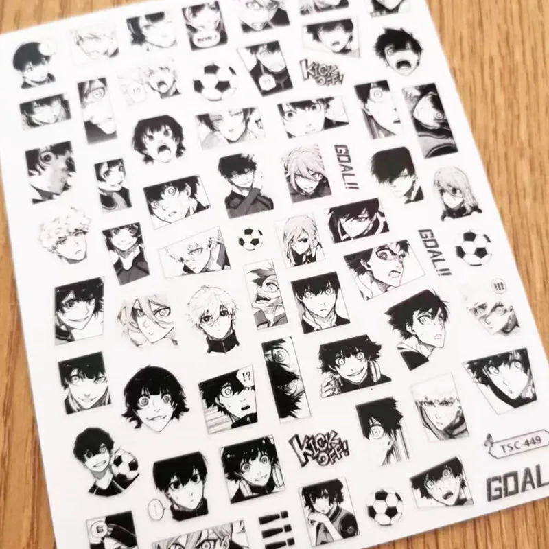 Anime Anime Haikyuu Hinata Shoyo 3D Design Self Adhesive Aufkleber Stanzen DIY Dekoration Werkzeuge Nagel Kunst Aufkleber TSC 449