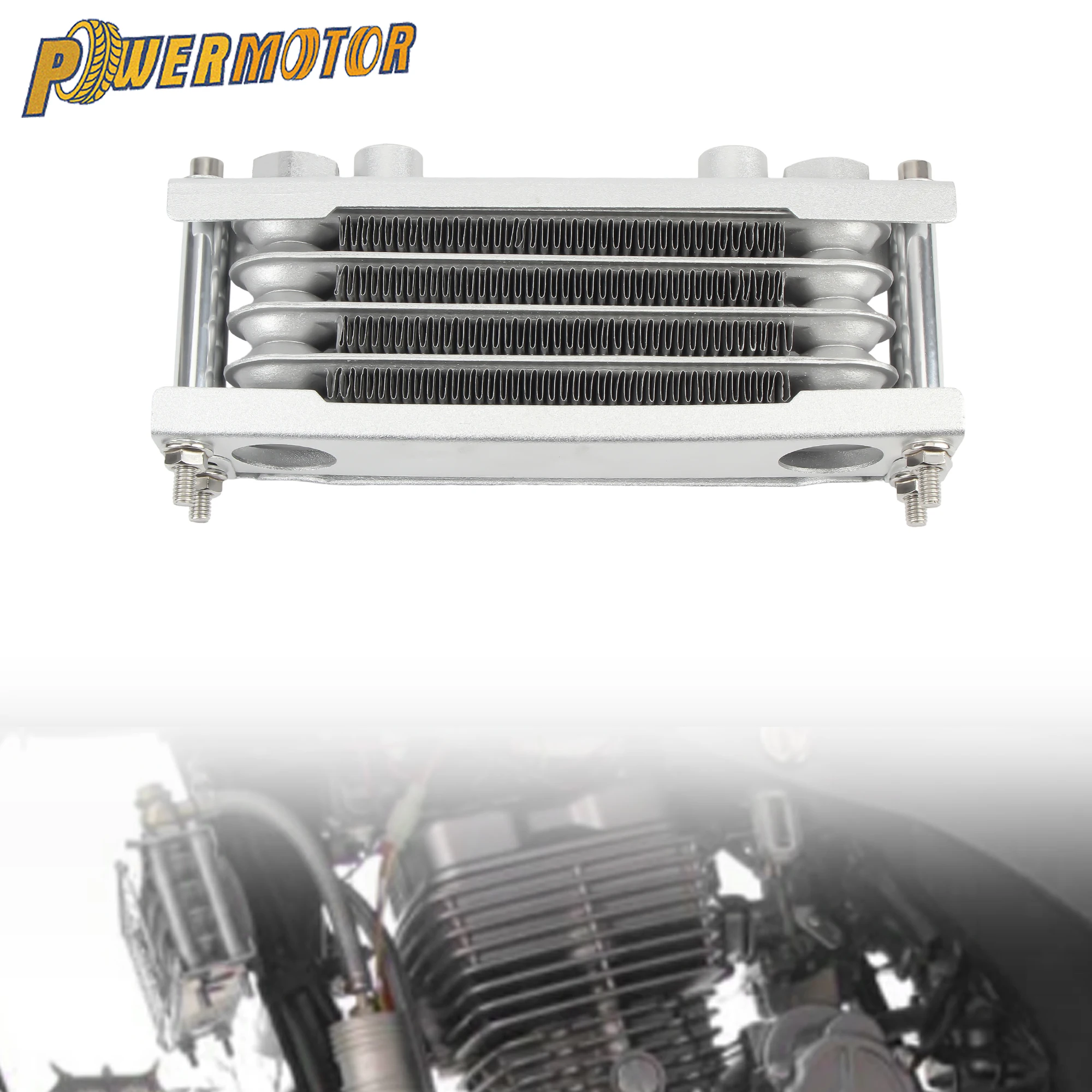 

Motorcycle Engine Oil Cooler Kit For 50cc 70cc 90cc 110cc 125cc 140cc DirtBike Motocross Scooter ATV Quad Oil Radiator Modified