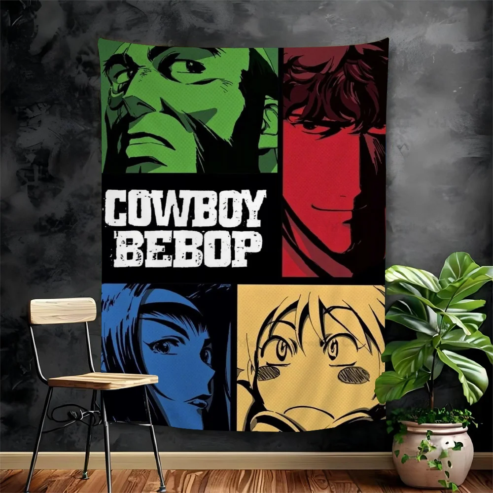 

Hot Japan Anime Cowboy Bebop Chart Tapestry For Living Room Home Dorm Decor Art Home Decor