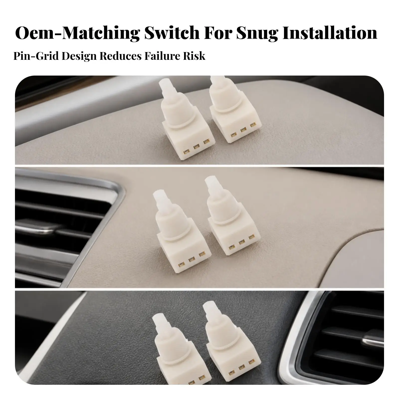 Car Interior Light Switch for Honda Accord ABS Dome Lamp Button Overhead Cabin Lighting Control Replacement Part