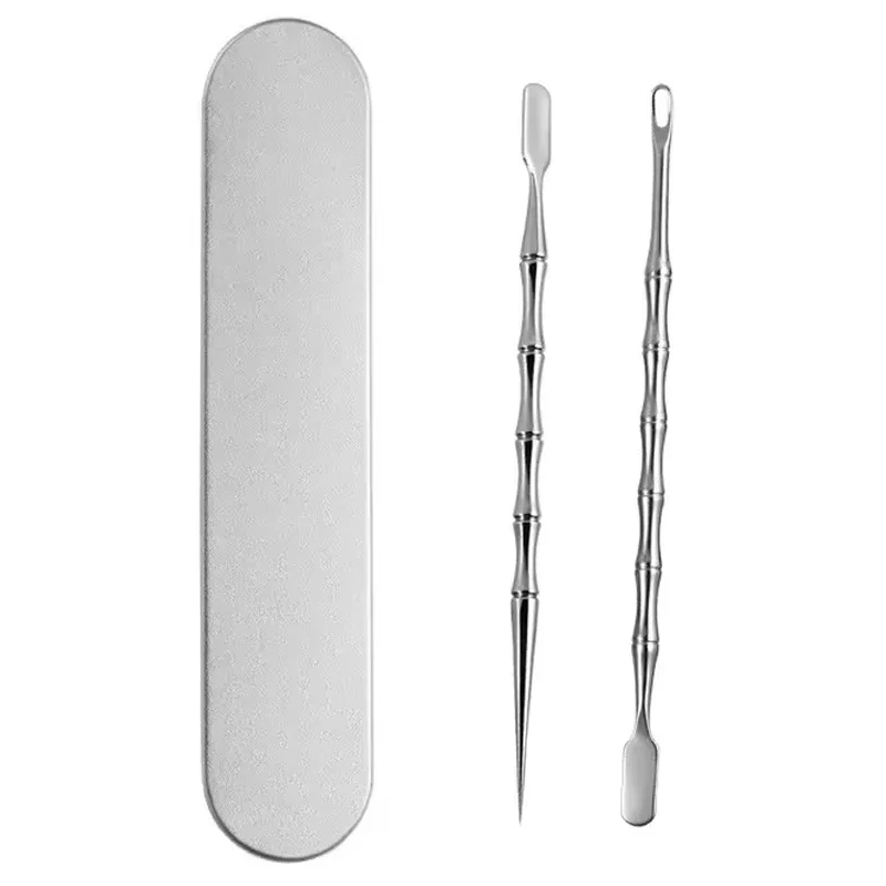 1/2Pcs Blackhead Remover Pimple Popper Tool Nose Face Blemish Extractor Acne Needle Removing Treatment Whitehead Popping Zit
