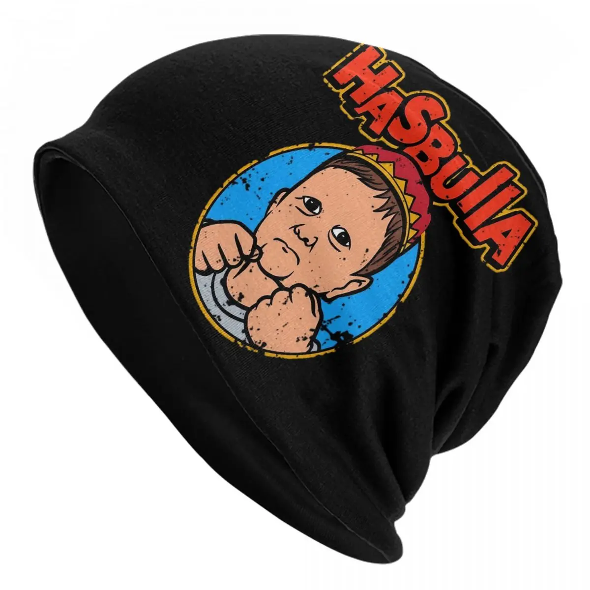 Unisex Hasbulla Cartoon Skullies Beanies Accessories Funny Bonnet Knit Hat Fashion Winter Hats Christmas Gift Idea