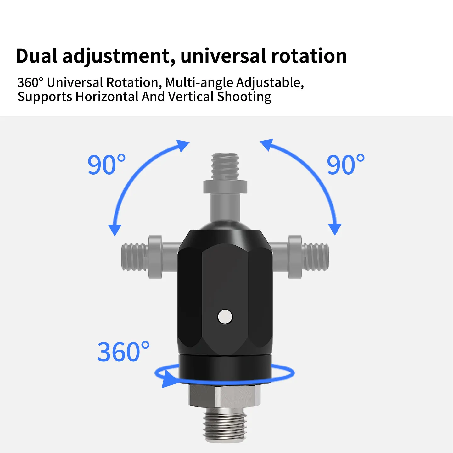 17mm Kugelkopf auf 1/4 M6 M8 M10 3/8 Schraubadapter aus Aluminium für GoPro Insta360 DJI Actionkamera Handy Motorradhalterung – Detail 6