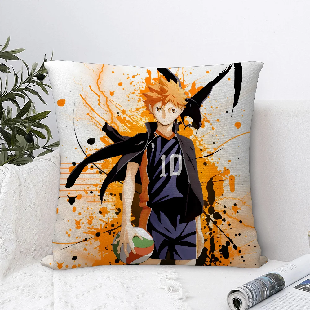Anime Haijiu Druck Kissenbezug Plüsch Stoff Weiche Kissenbezug Doppelseitiger Druck Kissenbezug Haushaltsgeschenke