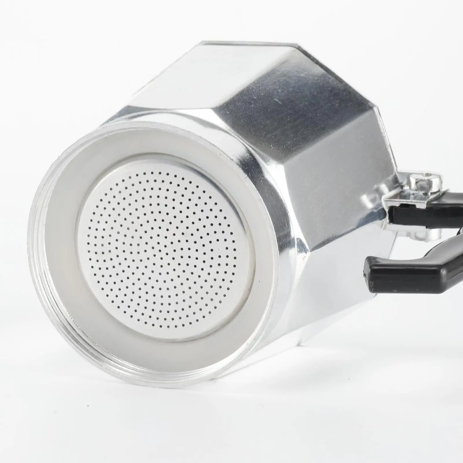 قمع إبريق ألومنيوم للإسبريسو ، استبدال صانع القهوة ، غربال الأواني ، 2x