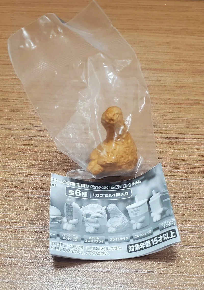 Bandai The Fast Food Food Aliments Seduti Ci sono vuoti in attesa Hamburger Hot Dog Pollo fritto Action Figure Collection Giocattoli di modello