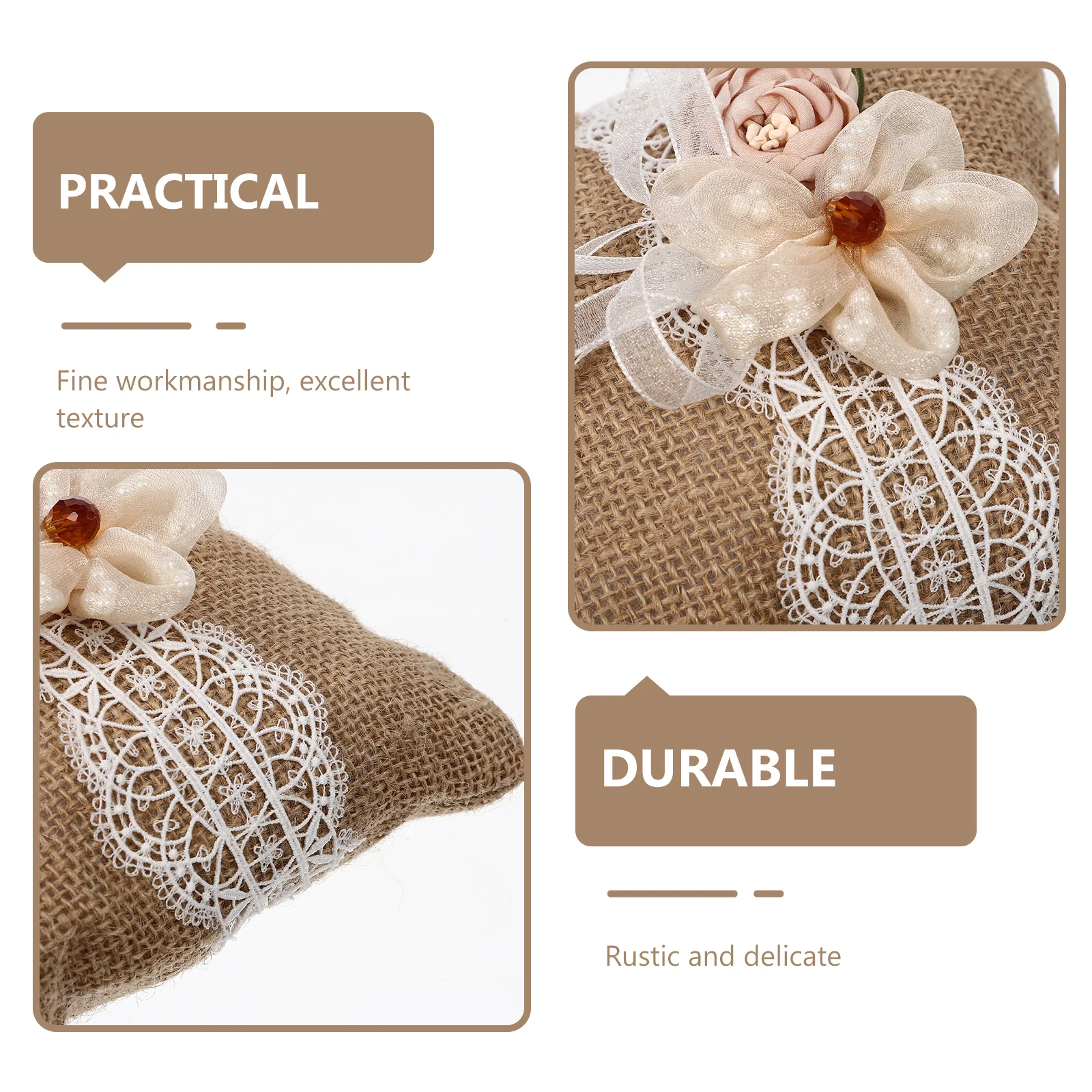 

Box Ring Pillow Flower Basket Miss Wedding Decorations Accessories for Reception