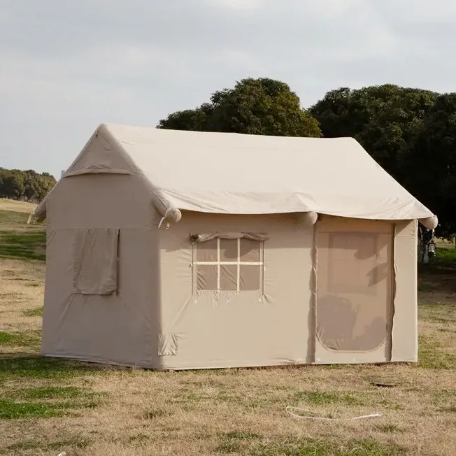 Big 5-8 People Integrated Air Column Inflatable Air Floating Family Tent