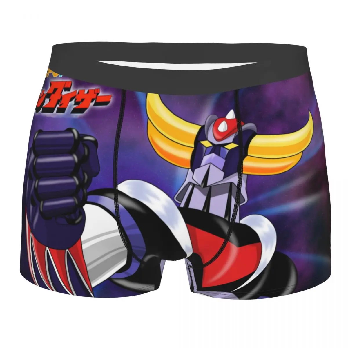 Bóxer UFO Robot grandizer Mazinger Z para hombre, ropa interior, calzoncillos de cintura media, Goldorak Actarus, S-XXL