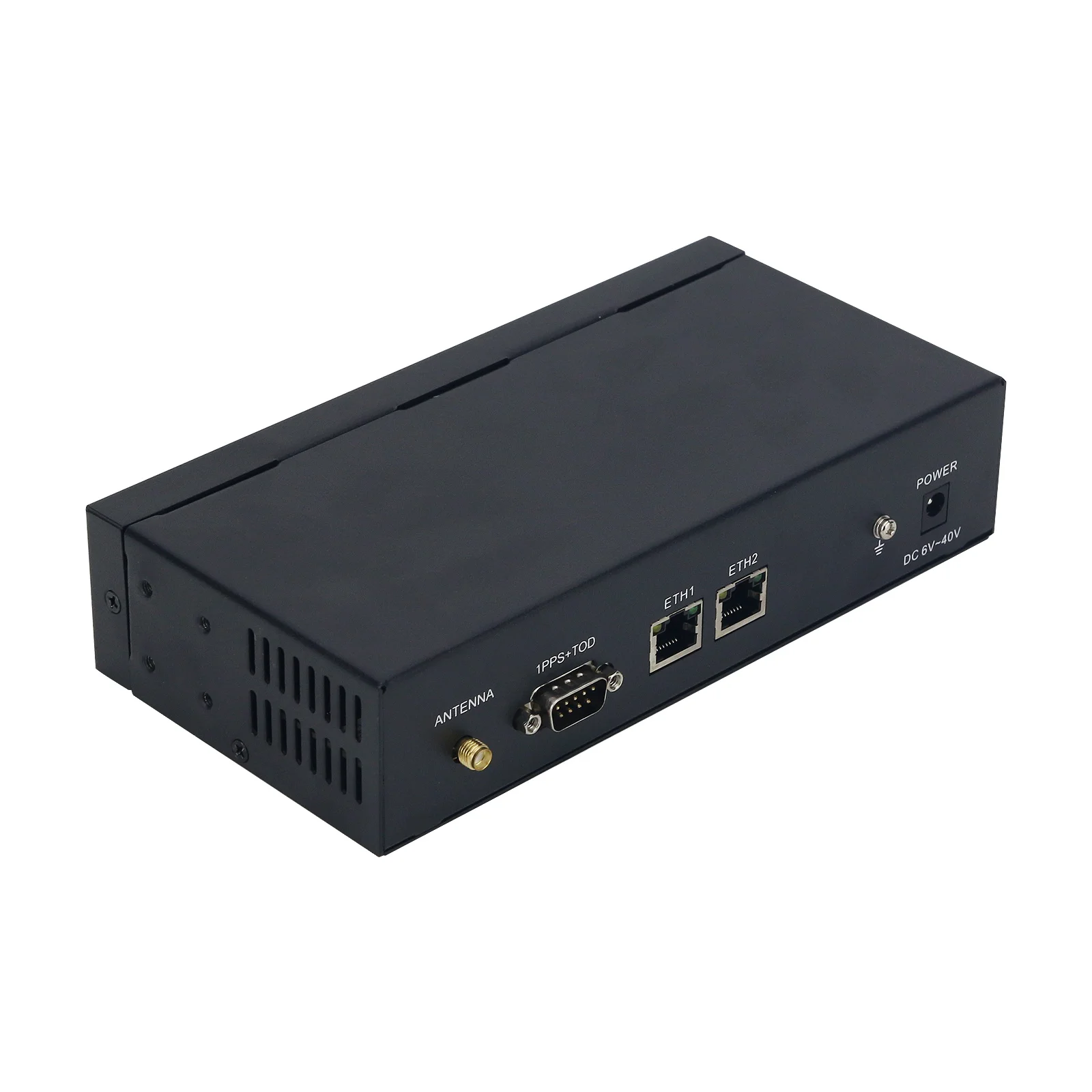 New TF-NTP-LITE NTP Server + 30m Antenna Network Time Server with Screen 2 Network Ports Support for Beidou GPS GLONASS QZSS
