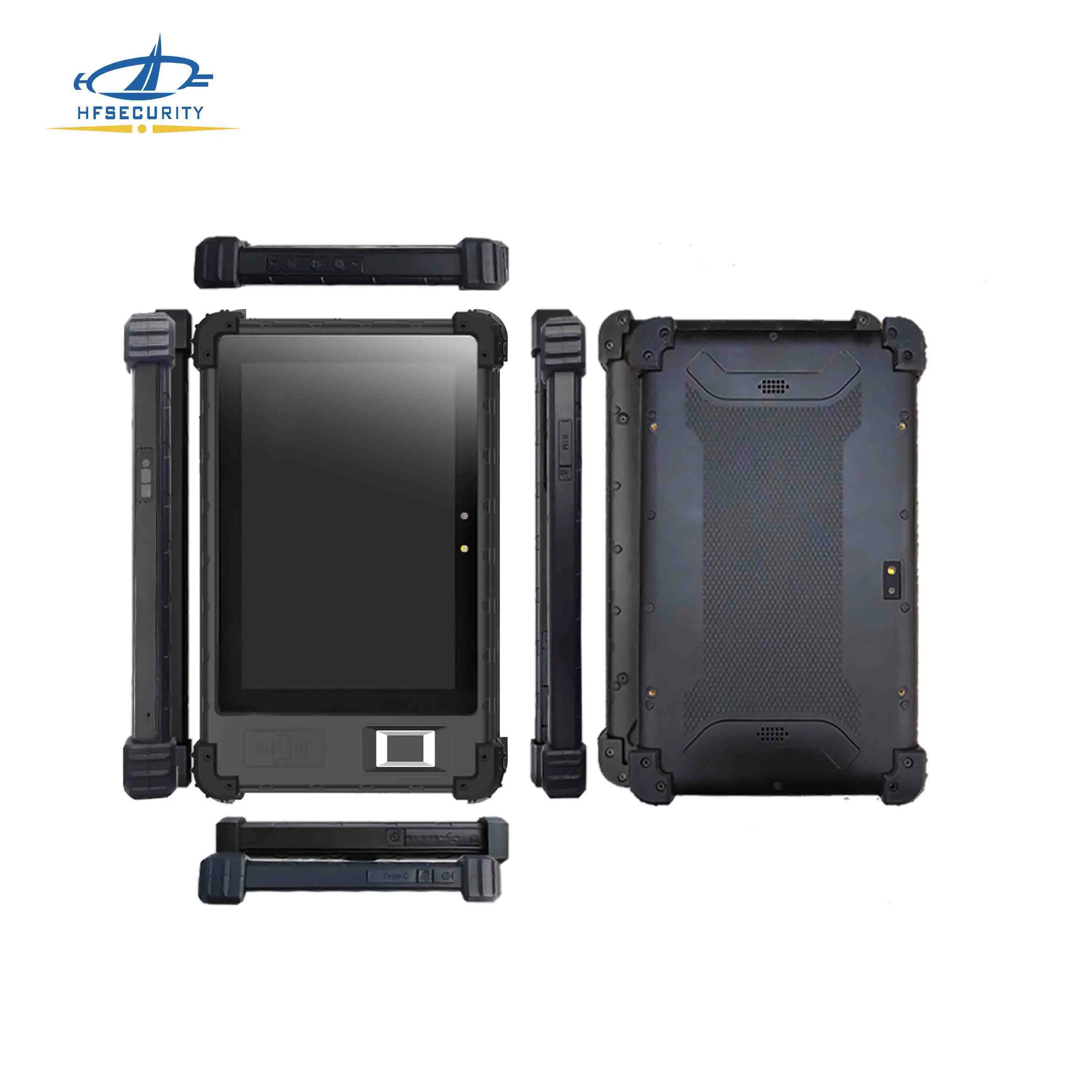 

HFSecurity FP08 Горячий портативный сканер для паспорта с распознаванием радужной оболочки NFC-считыватель посещаемости биометрический портативный планшет