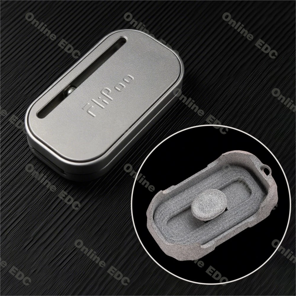 Original scellé nouveau PEL EDC Flipoo Fidget curseur en acier inoxydable machines magnétiques Ding Ding soulagement du Stress jouet Fidget jouets
