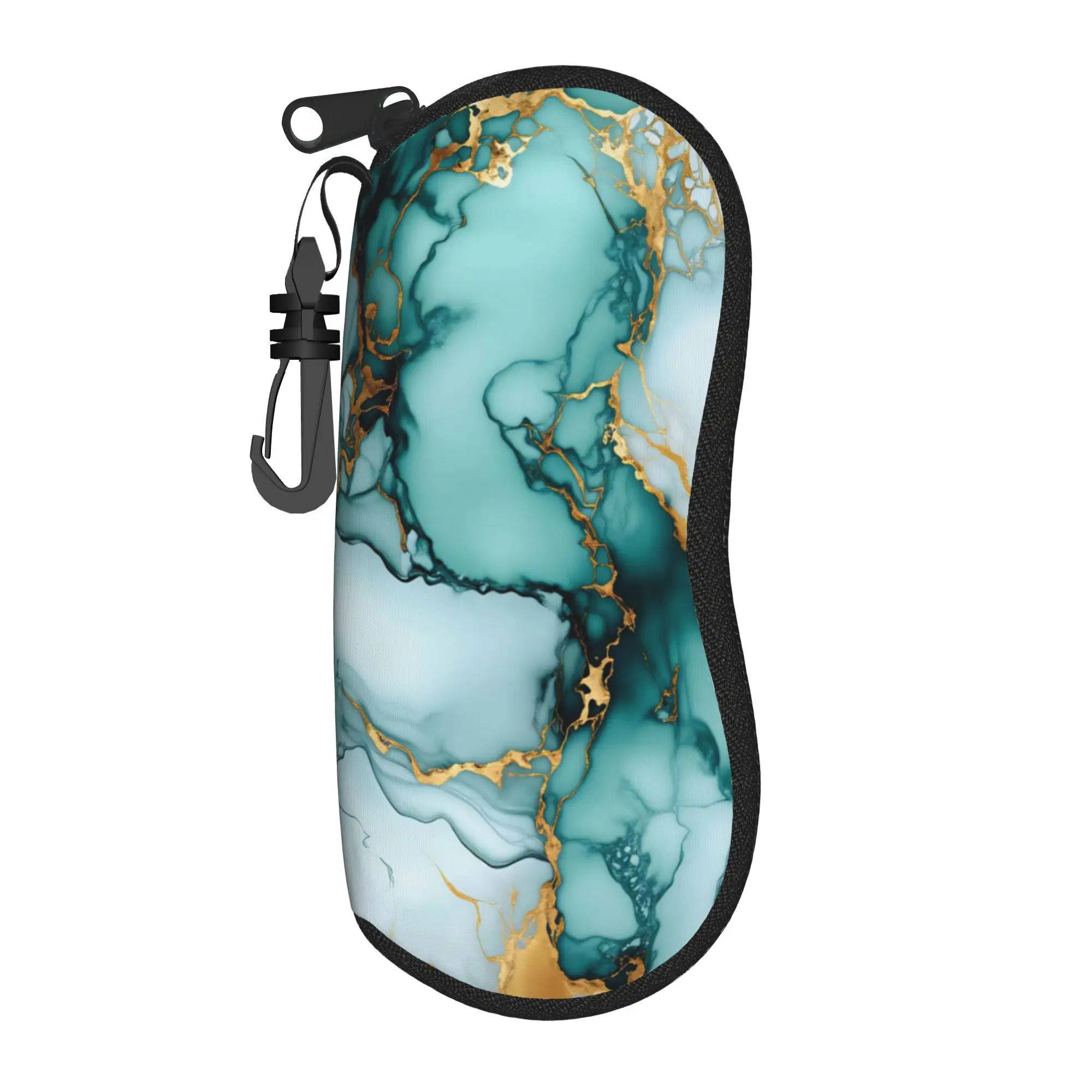 Luxury Marble Texture Glasses Case  Custom Sunglasses Pouch Classic Convenient Eyeglass Protector Men Women Eyewear Box