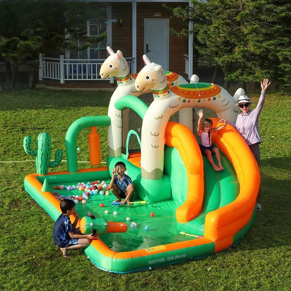 

Home Use Inflatable Bouncer Jumping Castle Trampoline with Slide Bounce House Combo Bouncy Castle for Kids