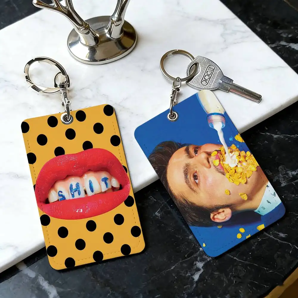 Cool Fashion Book T-Toiletpaper Community Access Card Holder Elevator Card Sensor Drop Card Protector Keychain