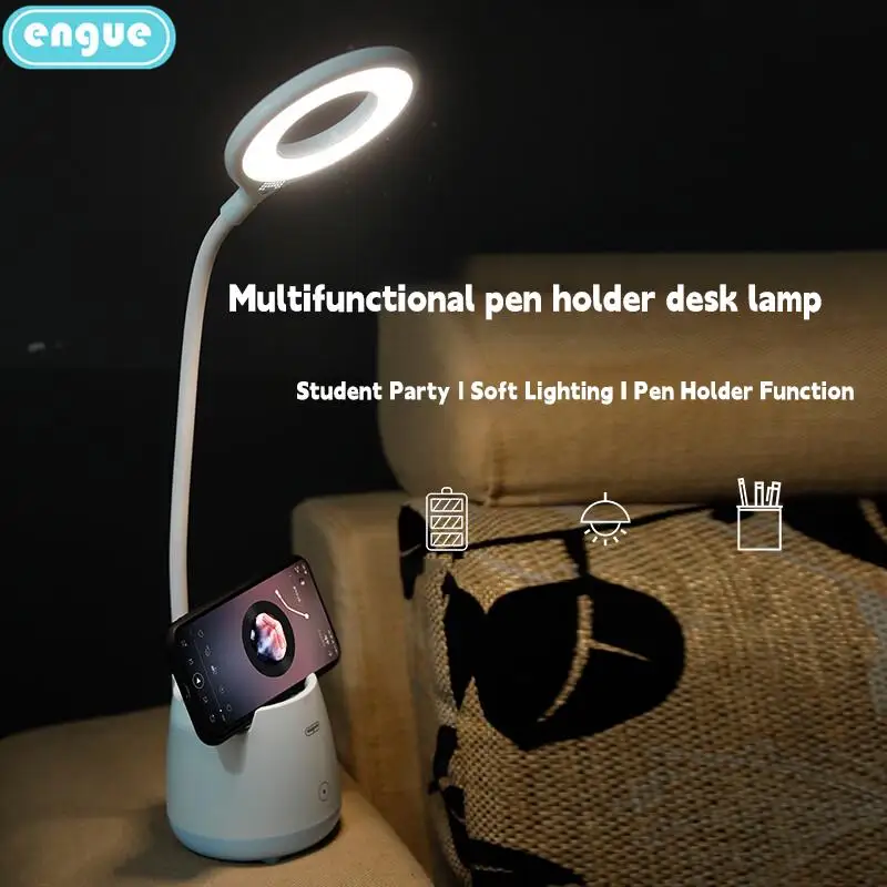 Engue Rechargeable LED Eye Protection Pen Holder - The Ultimate Solution for Your Desk Organization and Eye ComfortIntroducing