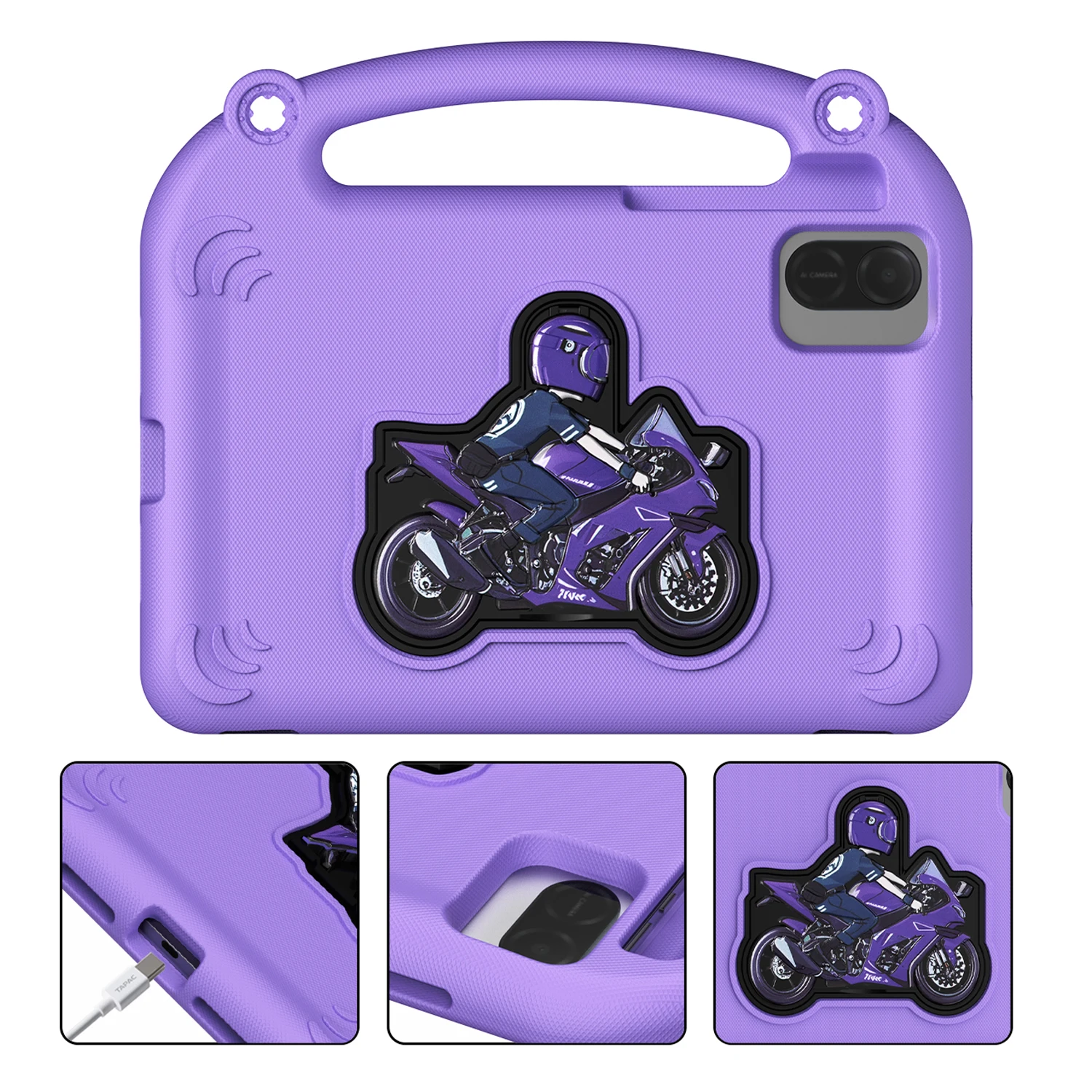 Kids Case for Honor 11.5in Pad X10 X9 X8 X8/X9A X8B Honor V6 V7 10.4' 11in EVA Lightweight Shockproof Cover with Handle Stand