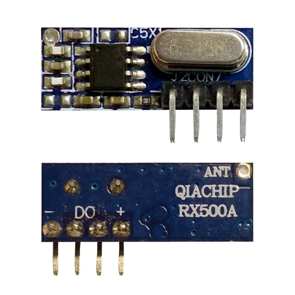 QIACHIP 3pcs 433Mhz RF Receiver Superheterodyne UHF ASK 433Mhz Remote Control Module Kit Small Size Low Power For Arduino Uno