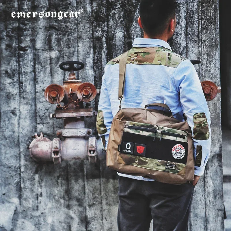 

Тактическая сумка Emersongear для хранения вещей на короткие расстояния, двойного назначения, наплечная сумка для бизнеса, города, спорта, походов и кемпинга