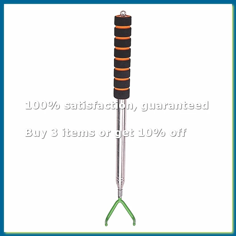 Disc Golf Retriever Telescoping Stainless Steel Grabber Retrieving Device Retrieve Discs
