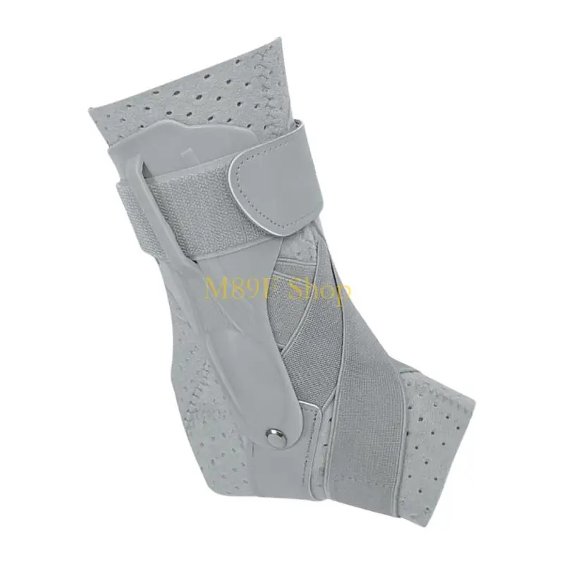 M89F Ankle Brace for Sprained Ankle, Quick Lace Up Ankle Support Air Fabric Cool Ankle Stabilizer for Injury Recover,Sports